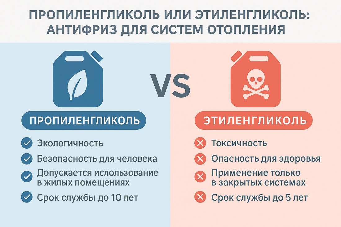 Незамерзающие жидкости для систем отопления частных домов