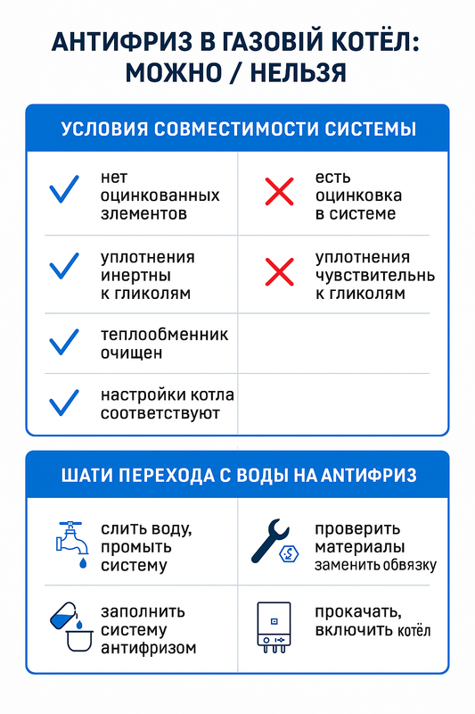 Можно ли заливать антифриз в газовый котёл: полное руководство для частного дома