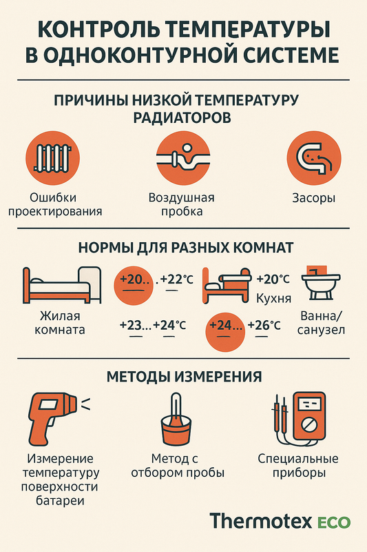 Одноконтурная система отопления в частном доме: особенности, настройка и контроль температуры