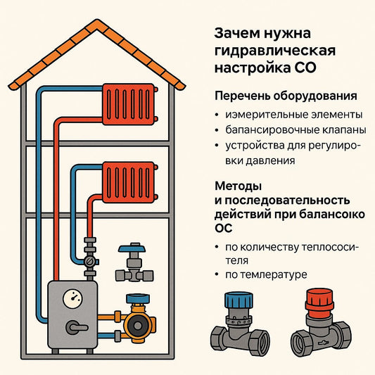 Балансировка системы отопления в частном доме: зачем и как её выполнять
