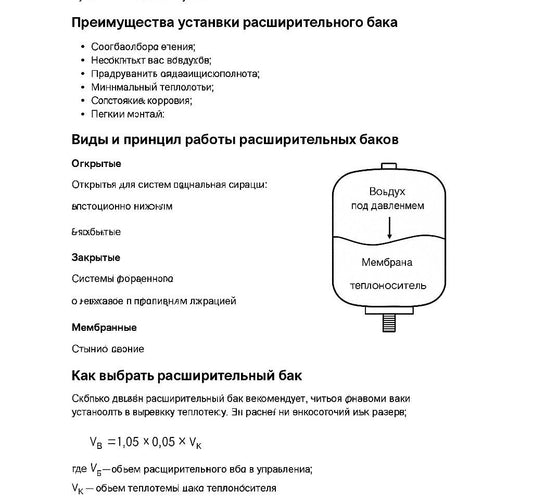 Давление в расширительном баке системы отопления: зачем нужно, как работает и как выбрать