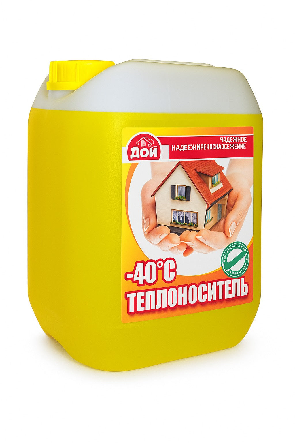 Теплоноситель для систем отопления Thermotex Eco YELLOW –40 °C (пропиленгликоль), 10кг