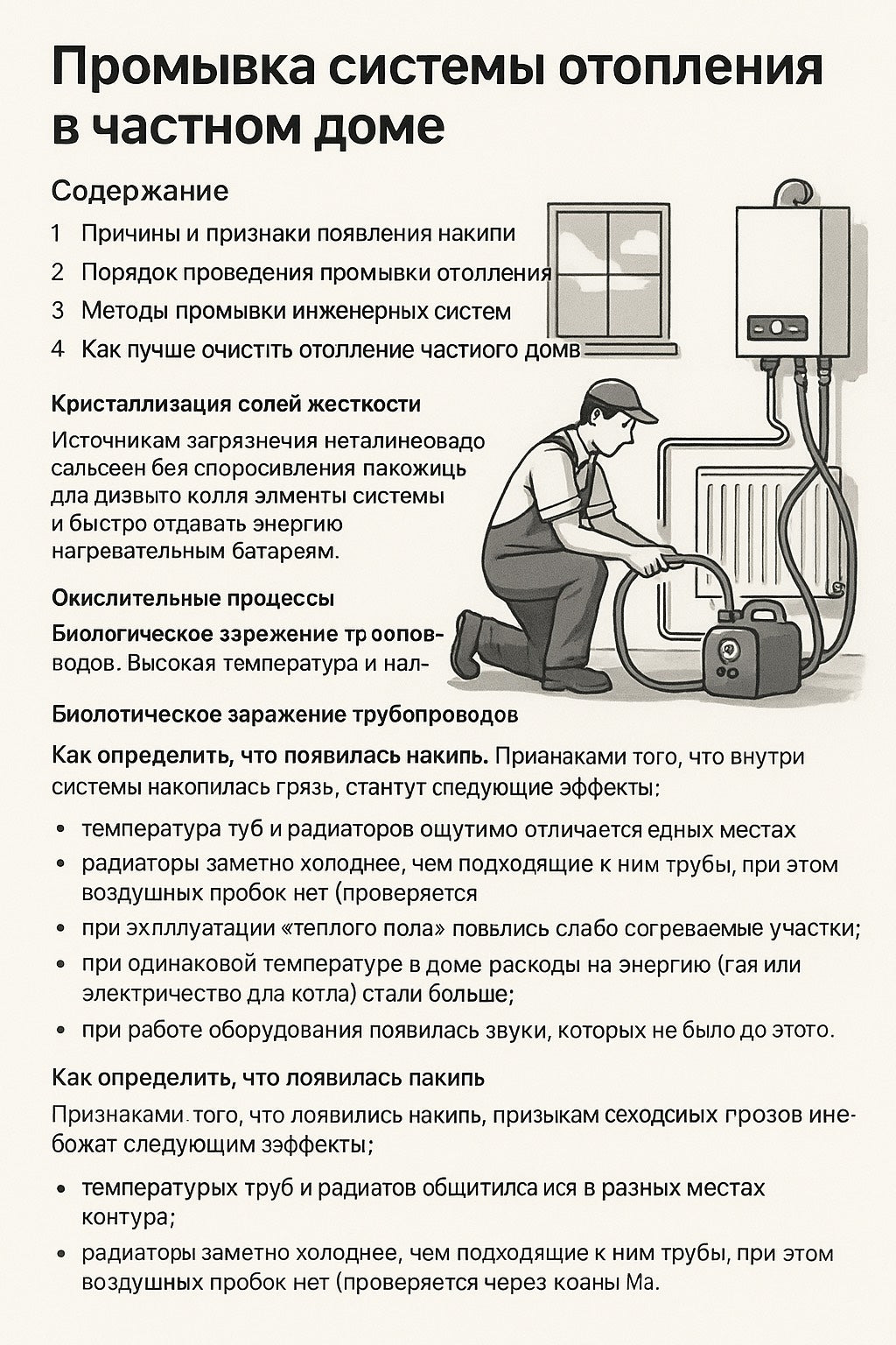Промывка системы отопления в частном доме: полное руководство