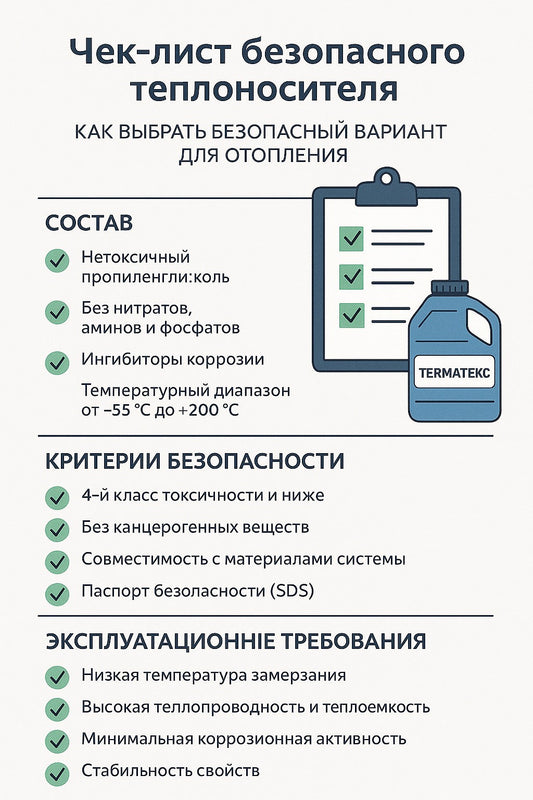 Безопасность теплоносителя: как выбрать безопасный и эффективный вариант для отопления