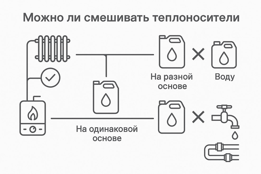 Можно ли смешивать теплоносители Thermotex: правила, риски и рекомендации