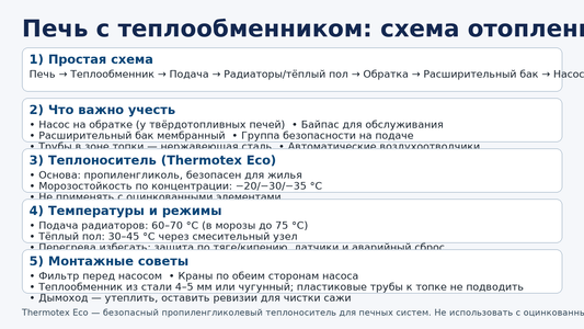 Печь с теплообменником для отопления дома: полное руководство